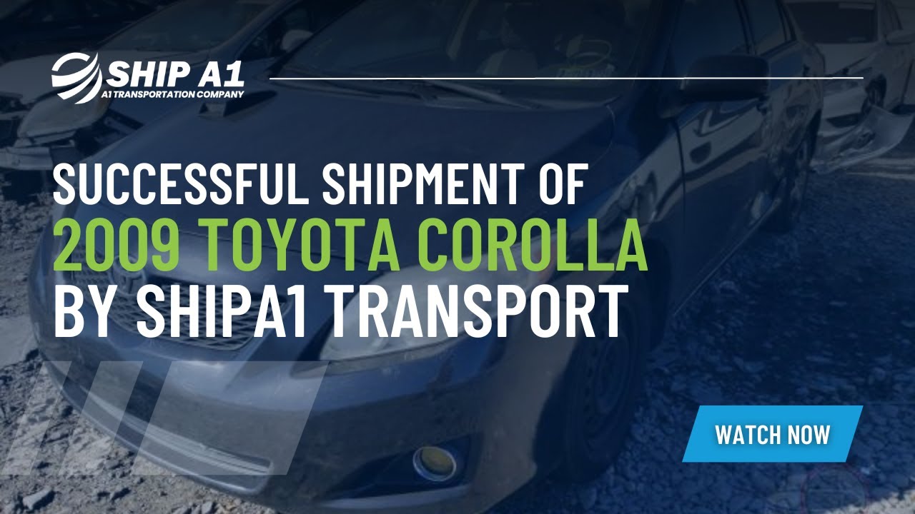Successful shipment of 2009 Toyota corolla by shipa1 Transport | @shipA1392